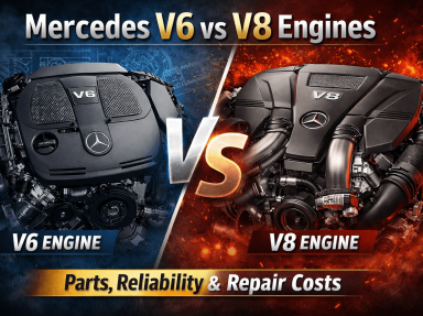 Mercedes V6 vs V8 Engines: Parts, Reliability, and Repair Costs
